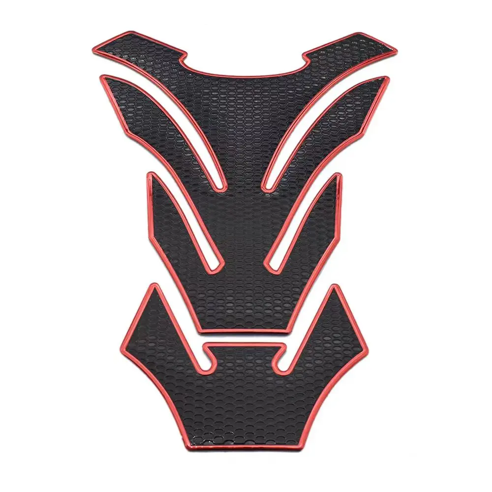 Universal Motorcycle Fuel Tank Protector Sticker - Fish Bone Design