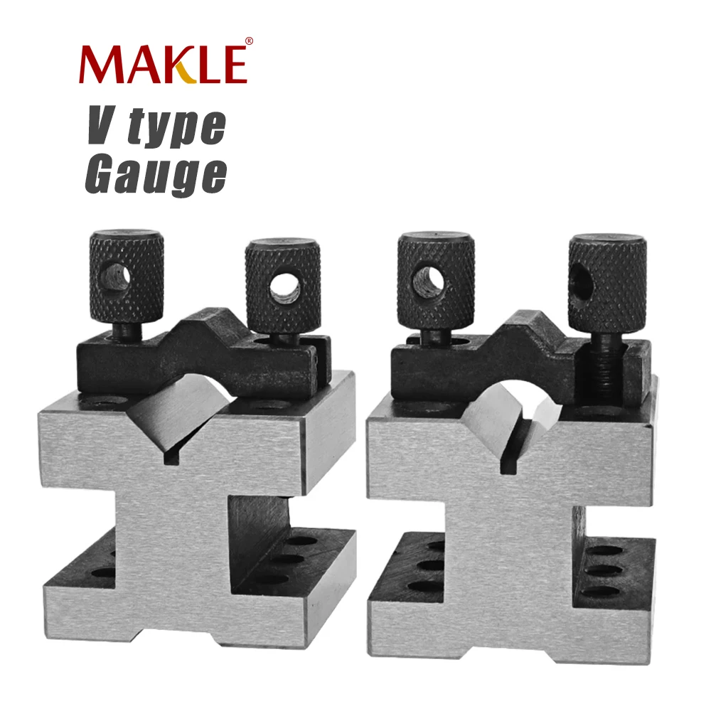 MAKLE V 블록 접지 쌍 클램프 세트, 정밀 매칭 쌍, 정밀 기계 다용도 게..