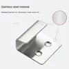 Tile Display Buckle U-shape Corner Brackets Joint Fastener Screens Wall Support Black Stainless Steel Hanging Code Ceramic 6