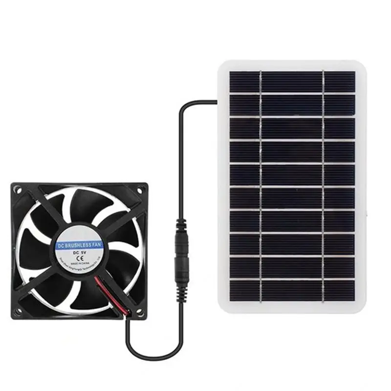 HLZS-Air Ventilation& Cooling System 30W Solar Panel Powered Exhaust Roof Fan For Attic, Van, Garage-Pet For Kitchens, Greenhous