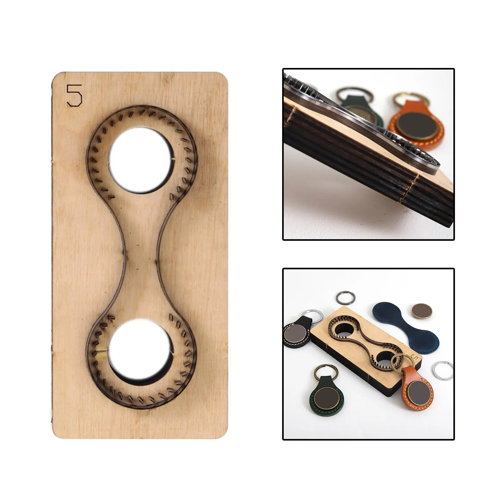 Metal Cutting Dies for Key Chain 1 Piece DIY Tool Set
