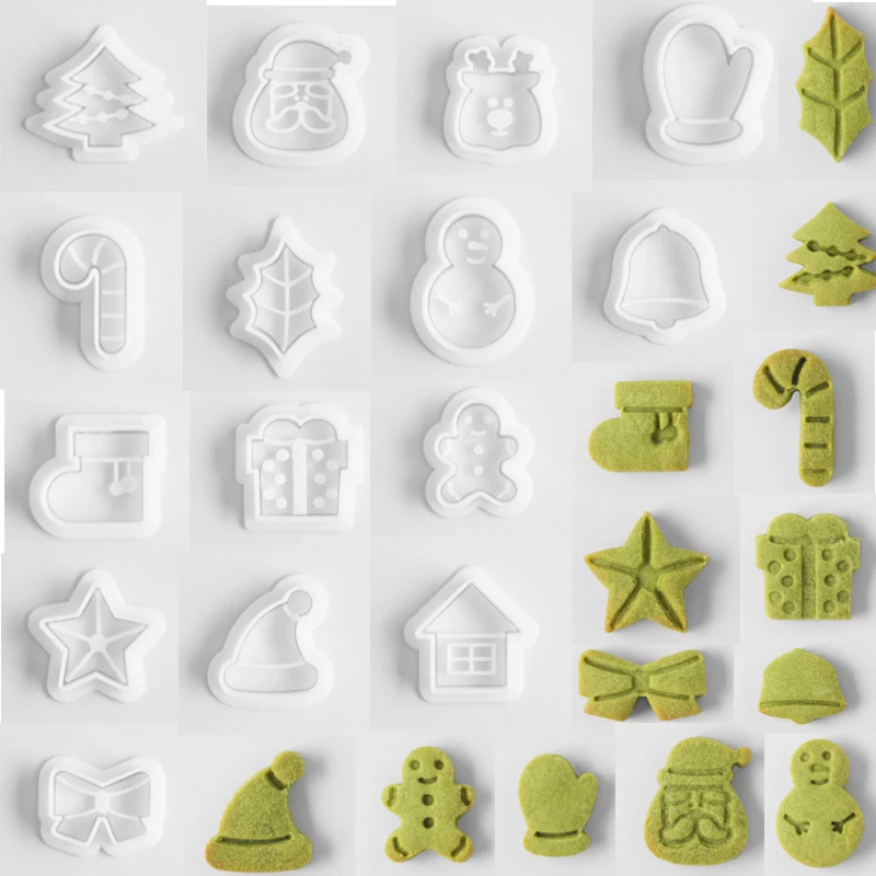 

Mini Christmas Polymer Clay Cutter Mapple Leaf Tree Texture Emboss Stamp Cutting Die DIY Clay Earring Pottery Ceramic Tools