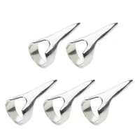 5pcs Finger Ring Metal Nails For Fingers Easy Braiding Hair Tool Finger Claws 2
