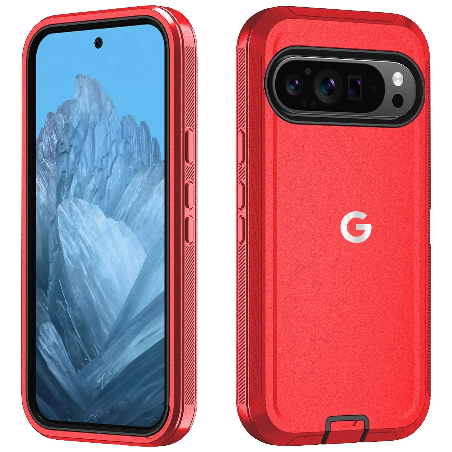 Heavy Duty Armor Shockproof Case with Wireless Charging Compatibility and Anti-Drop Protection