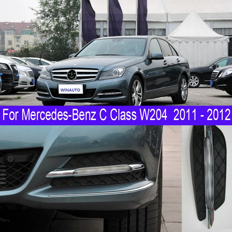 

2 шт. для Mercedes-Benz C-Class W204 2011-2012, модифицированные специальные светодиодсветодиодный дневные ходовые огни, автомобильные аксессуары