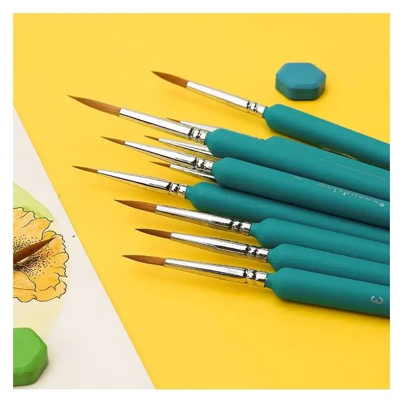 Professional Paint Brush Wolf Fine Painting Pen Nylon Hair Brush Sets Detail Painting Drawing Line Pen 11Pcs Art Supplies paint brush