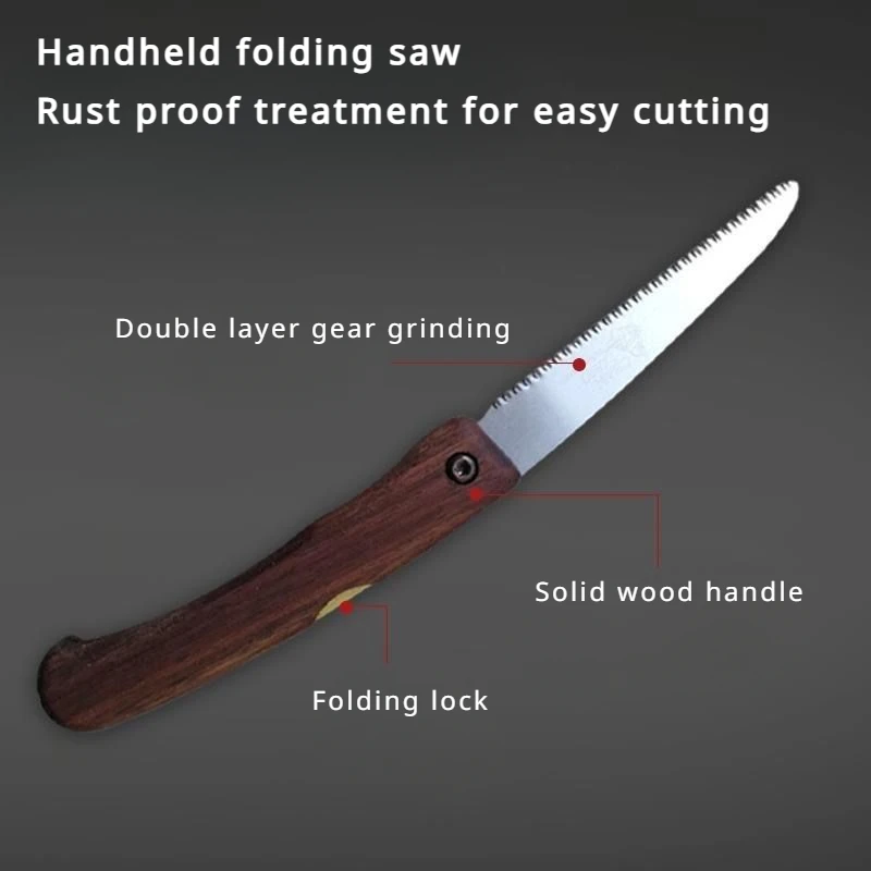 Mini Folding Multi Purpose Saw for Woodworking Camping Garden