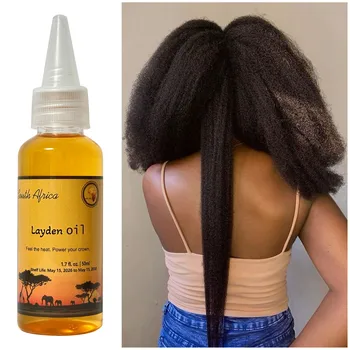 Olio nutriente per capelli tradizionali e potenti artigianali che dona capelli naturali lunghi africani