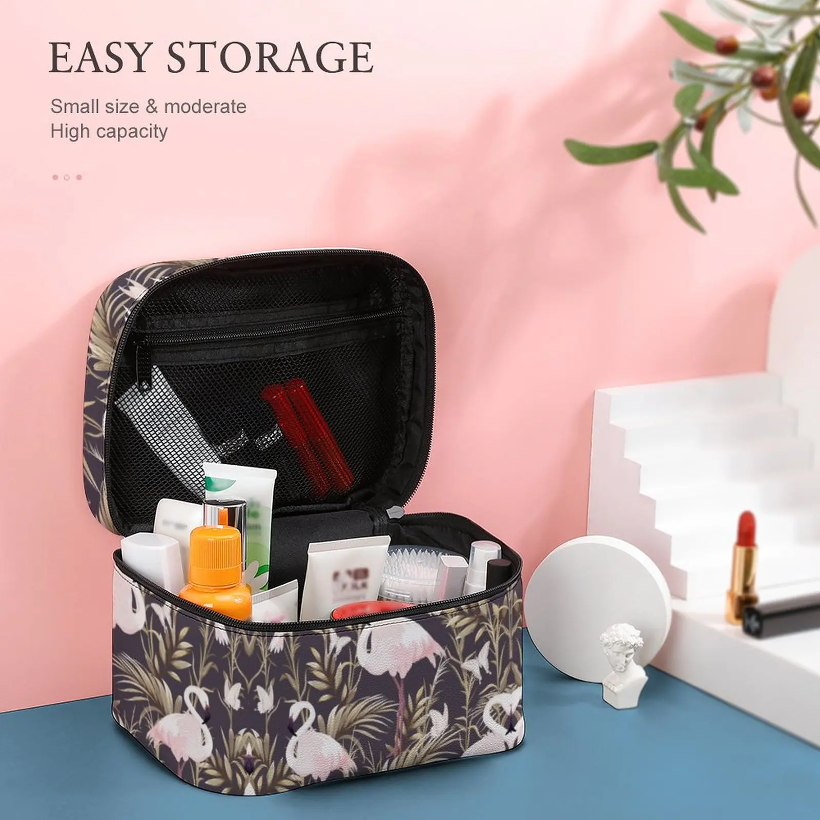 Customized Pattern Makeup Bag Outdoor Travel Makeup Bag Women Outdoor Girl Makeup Bags Toiletries Organizer Storage Wash Bag