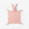 Baby Cotton Muslin Comfortable Blanket Cute  Infant Kids Sleep Appease Towel Children Rabbit Saliva Scarf Gauze Blankets 4