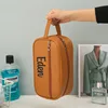 Personalized Embroidery Men's and women's handbags multi-functional waterproof makeup bag towel toothbrush storage bag 4