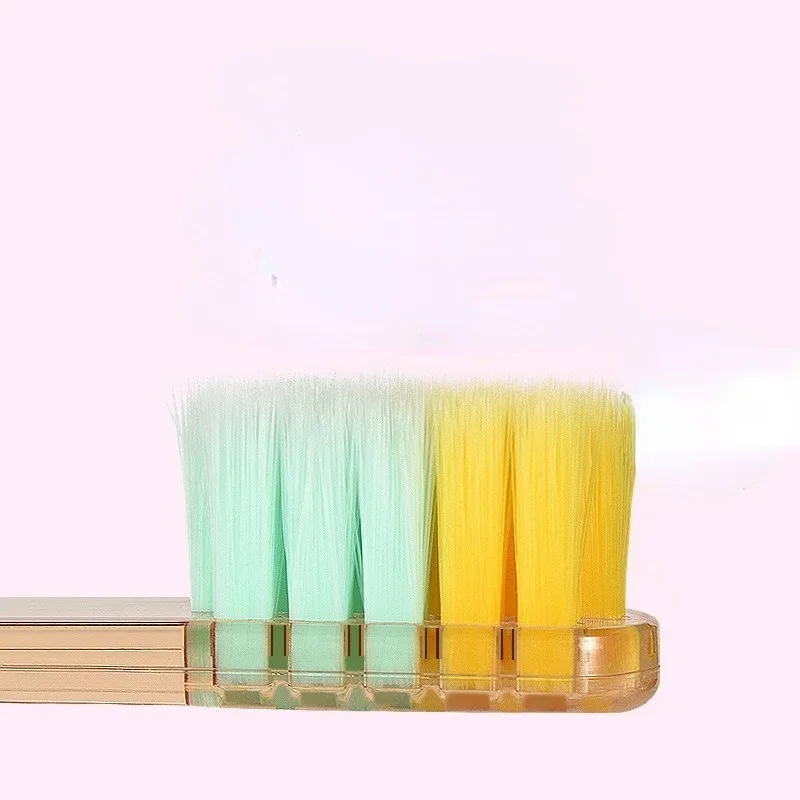 Adult Wide Head Toothbrush High-end Quality Soft Bristle Toothbrush Macaron Color Daily Family Pack