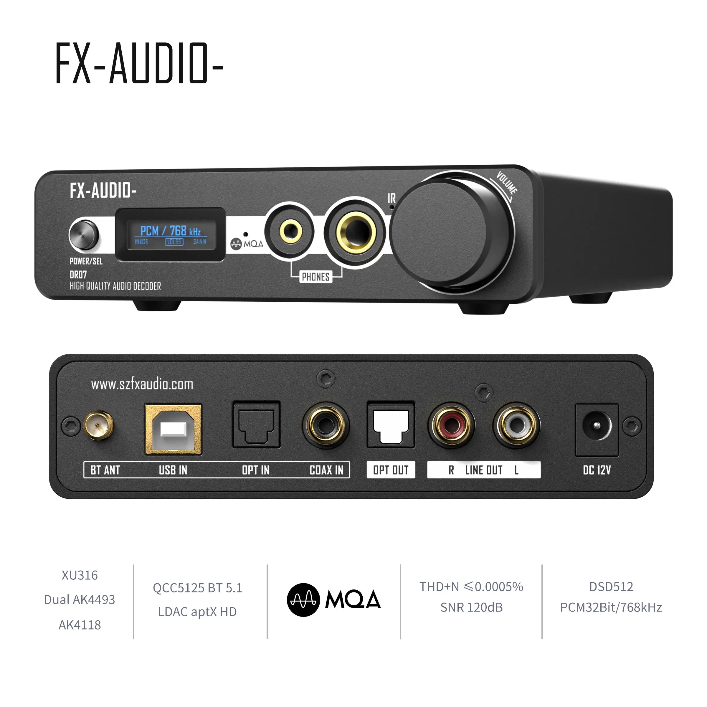 Fx Audio Headphone Amp And Dac Combo FX-AUDIO DAC-X6 MKII DAC