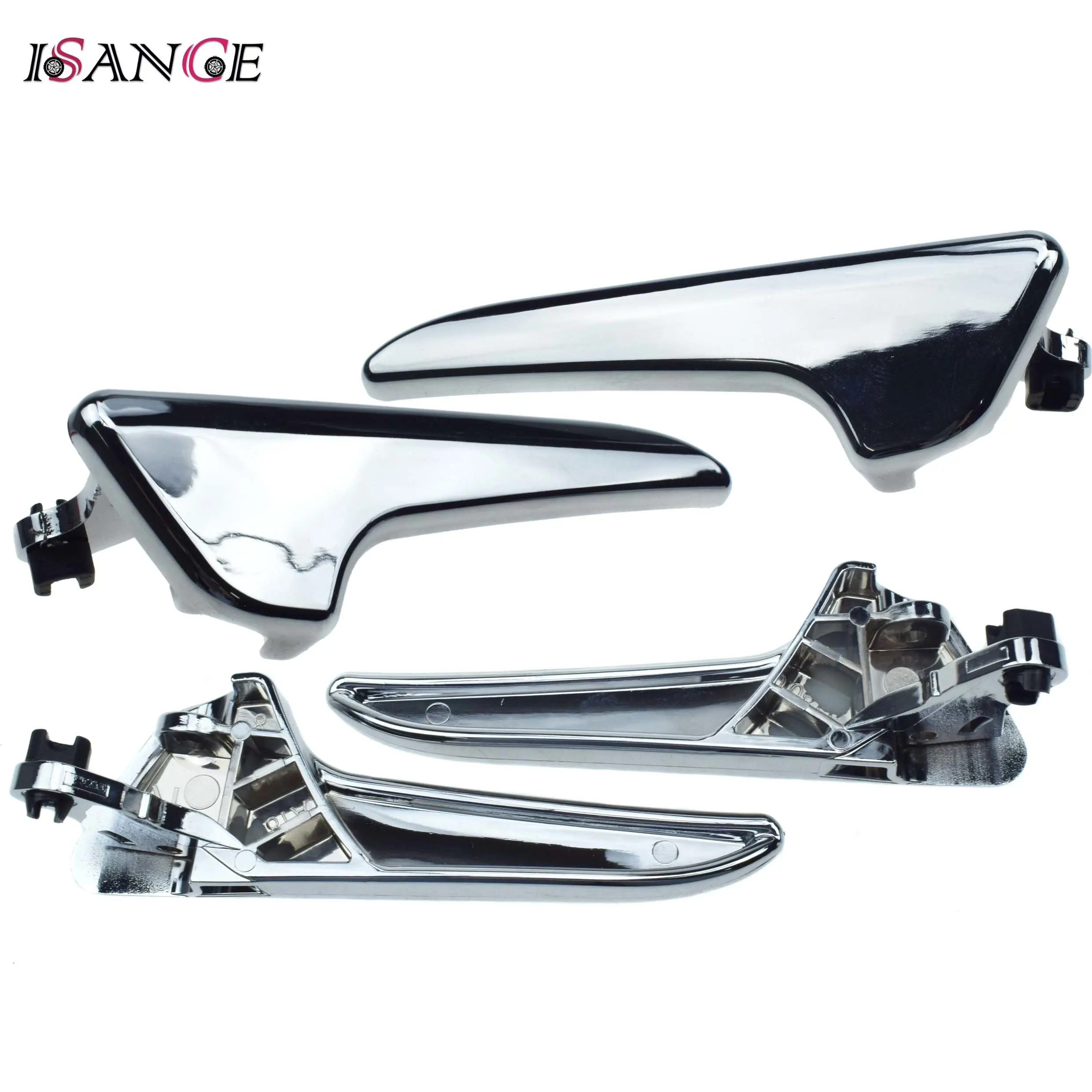 Chrome Front Rear Left Right LH RH Inside Door Handle Pull For Mercedes