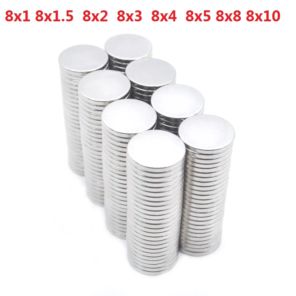 100pcs-n35-round-magnet-8x1-8x1-5-8x2-8x3-8x4-8x5-8x6-8x10-mm-neodymium