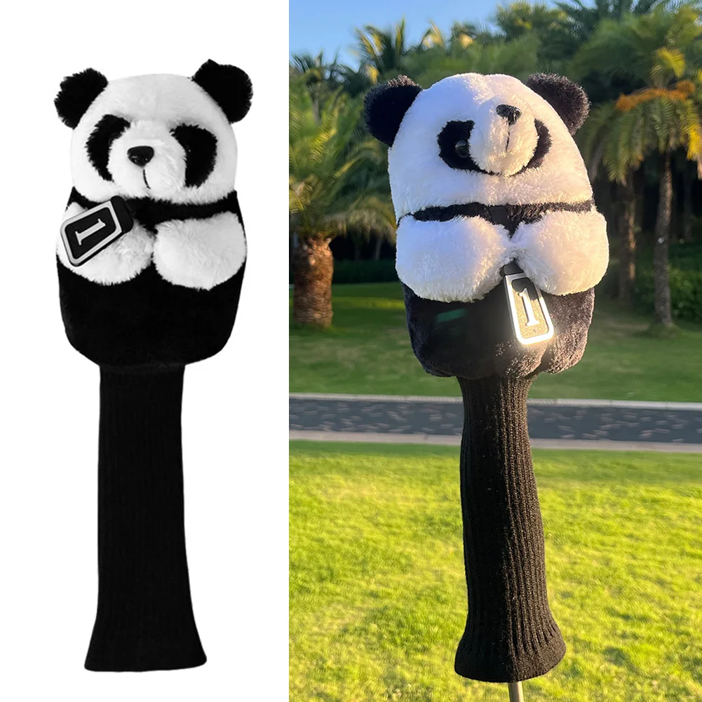 Plush Animal Golf Club Cover Waterproof Anti Fouling Anti Impact