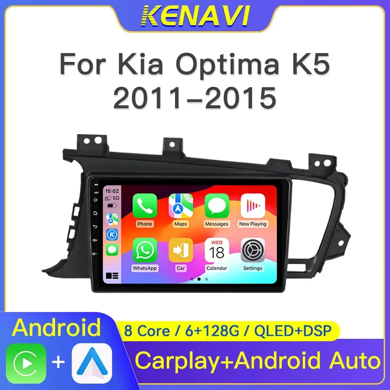 

2 Din Android Car Stereo Radio Multimedia Video Player For Kia K5 Optima 2011-2015 Navigation GPS Carplay Auto Head Unit No DVD