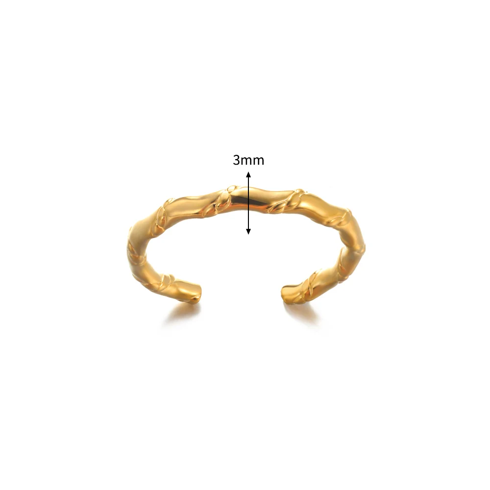 S70a95841f91d4b0ab28aaf2612260171t Stainless Steel Rings for Women Men Gold Color Heart Engagement Wedding Wide Ring Trendy Vintage Geometric Punk Jewelry Gift New Mallzona