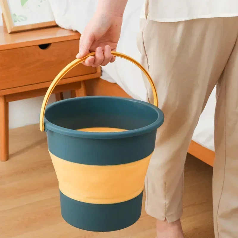 Portable Folding Buckets Multi-purpose Wash Basin 4.6/10L folding bucket,folding washbasin