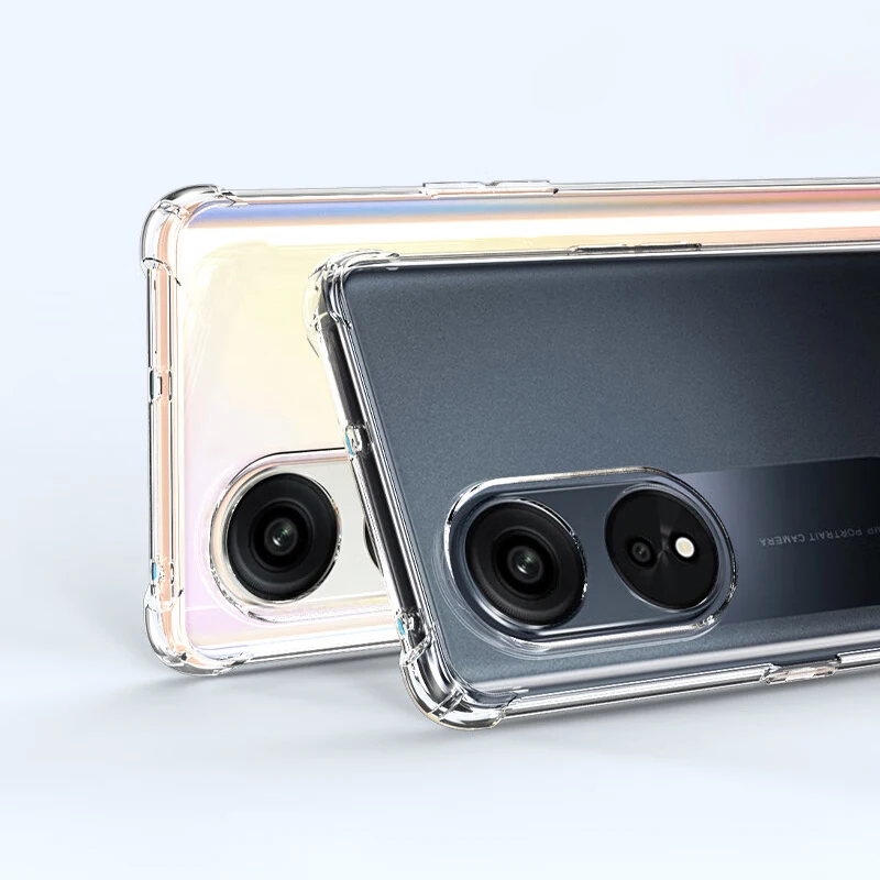 

Transparent Silicone Soft Case for OPPO A1 Pro X A1Pro A1X 5G Luxury Airbag Funda Lens Protection Original Shockproof Back Cover