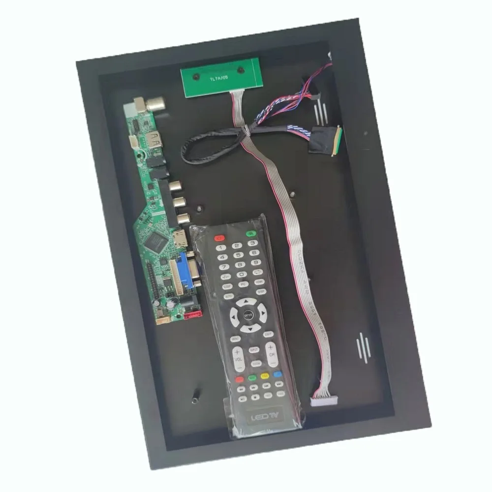 

Комплект для 1366*768 15,6 "B156XW03 VGA HDMI-совместимая плата контроллера ЖК-телевизора + алюминиевый сплав металлический чехол панель Задняя крышка коробка