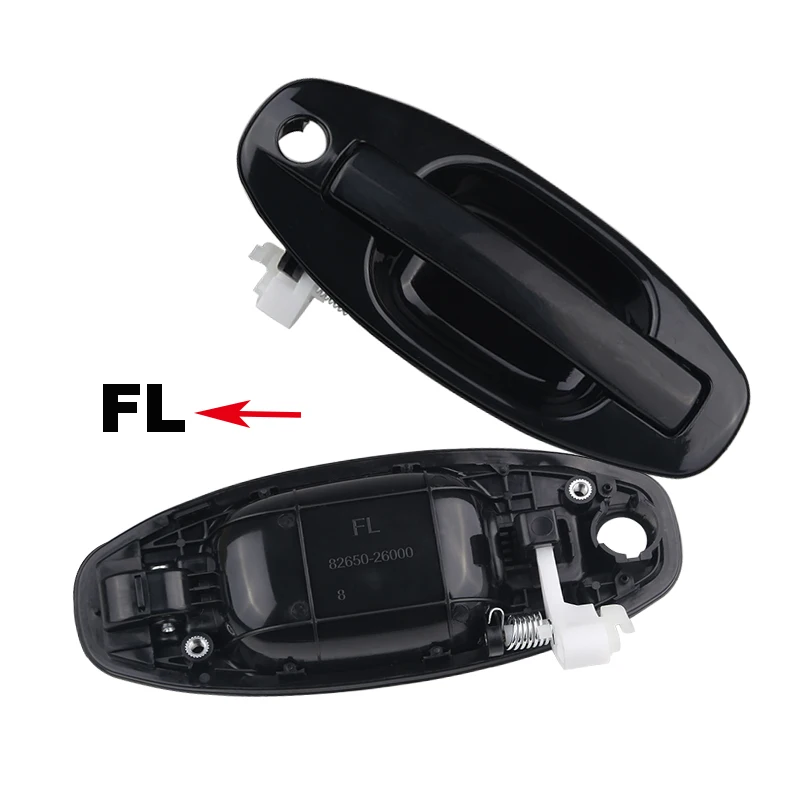 

Car Outside Handle Bowl For Hyundai Santa Fe 2001-2006 82650-26000 82660-26000 Outside Door Handle Exterior Door Handle 4 Doors