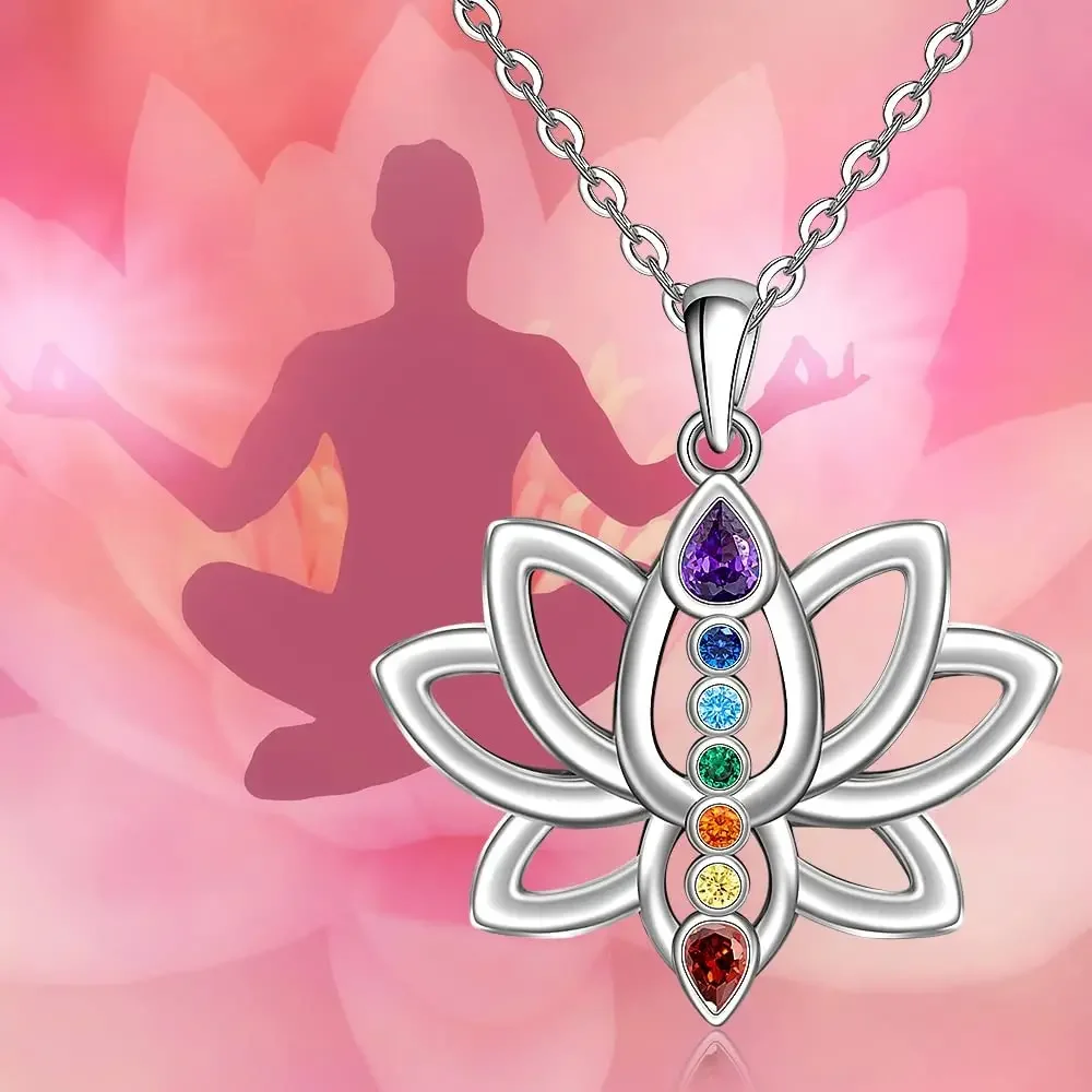 ★限定ご提供★ペンダントトップにも♡【7種チャクラ対応ペンデュラム】❤️ 7 チャクラネックレス女性のファッションフラワー女性の