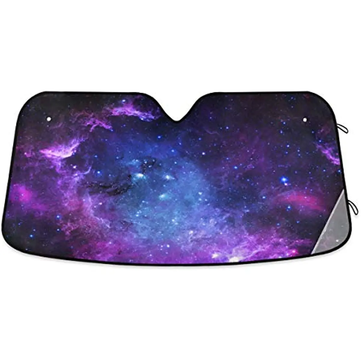 

senya Car Windshield Sun Shade Universe Galaxy Nebula Space Blocks UV Rays Sun Visor Protector Accordion Folding Auto Sunshade f
