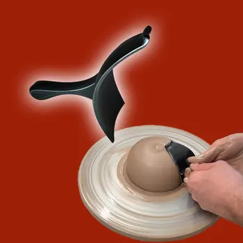 Aide de centrage en argile pour le lancer des roues, outil d'assistance, outils et fournitures de poterie pour four pour poterie à la maison, Gripe ergonomique 1