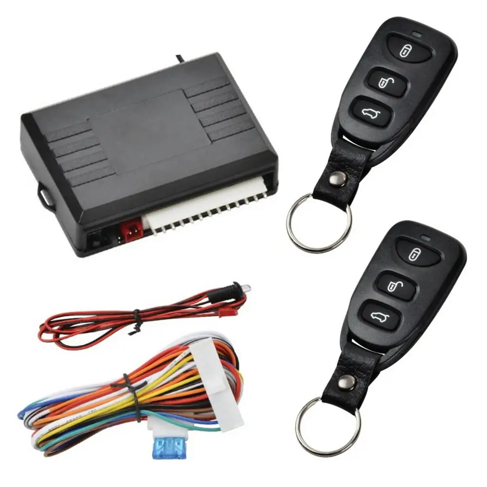 12V-24V Auto Alarm Fernbedienung Sicherheit Universal System Anti-Diebstahl  Öl System Kit Set Keyless Entry System Auto Zubehör