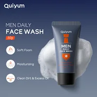 LAIKOU Men Facial Foaming Cleanser Deeply Cleansing Oil Control Moisturizing Blackhead Removal Skin Care Face Wash Foam Cleanser 2