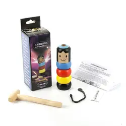 Gobelet immobile en bois pour homme, jouet magique, incassable, classique, tours de magie, gros plan, cadeaux pour enfants 