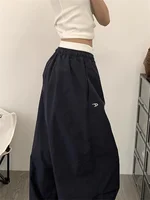 Women Cargo Pants Summer High Waist American Quick Dry Pants Y2K Baggy Hip Hop Casual Wide Leg Trousers Female Streetwear 2025 - Image 5