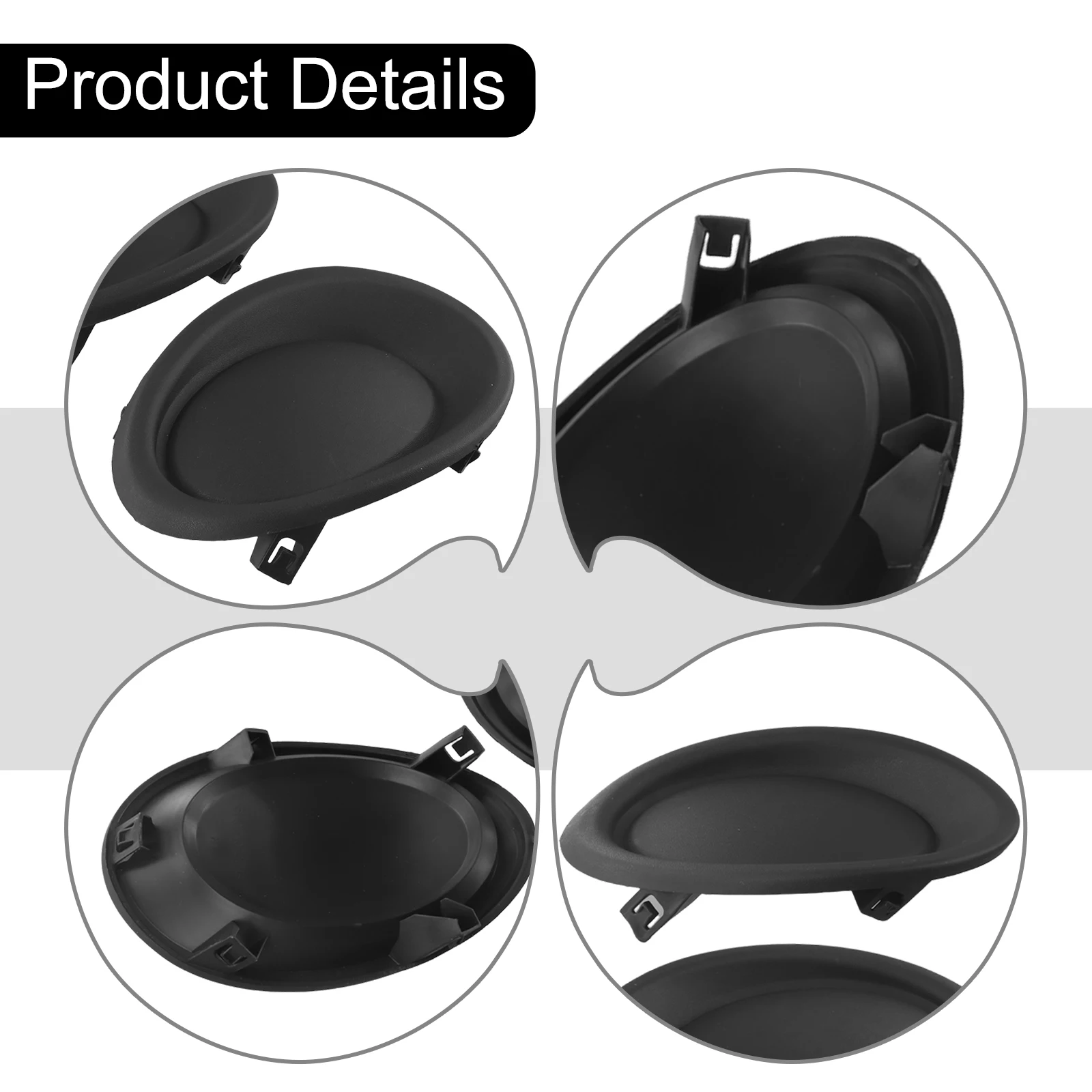 

Black Fog Light Lamp Covers for Nissan For Rogue Sport 2017 2019 OEM Number 62257 6MA5A 62256 6MA5A Charged and Ready