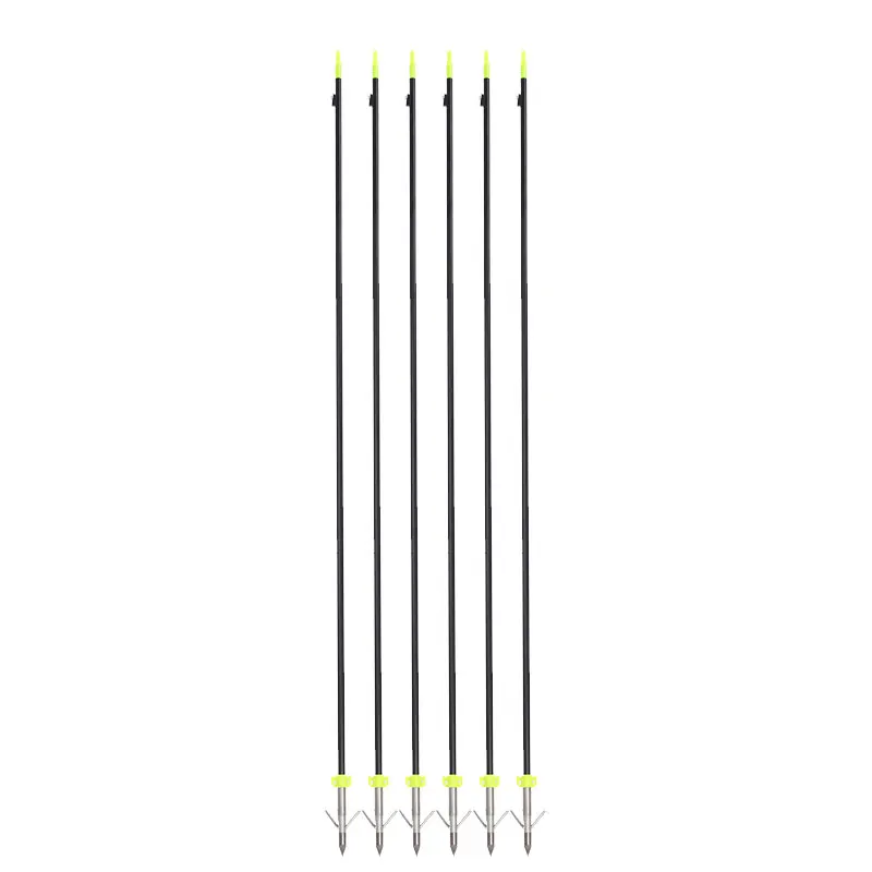 6/12PCS Bowfishing Arrows Fishing Arrow Fiberglass Hunting Archery