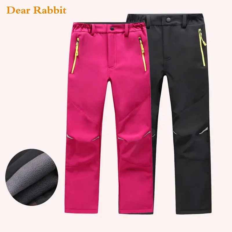 

NEW Autumn spring Children Warm girls leggings Trousers Kids Boy 10 12 years Winter windproof waterproof Sport Pants sweatpants