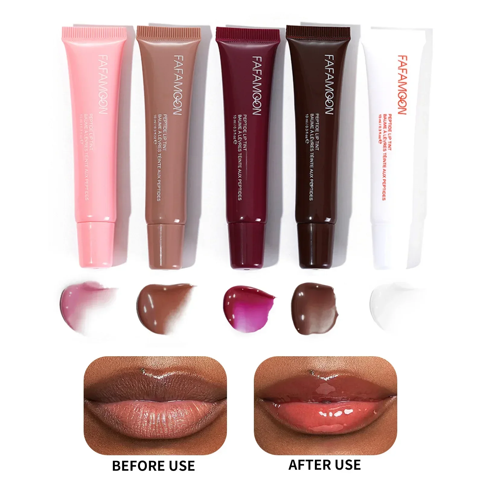 1pcs soft tube mirror lip gloss lip oil nude brown plumping gloss moisturising transparent lipgloss lip gloss lip makeup lip glaze lip tint lip oil lip stain lip lacquer lip plumper