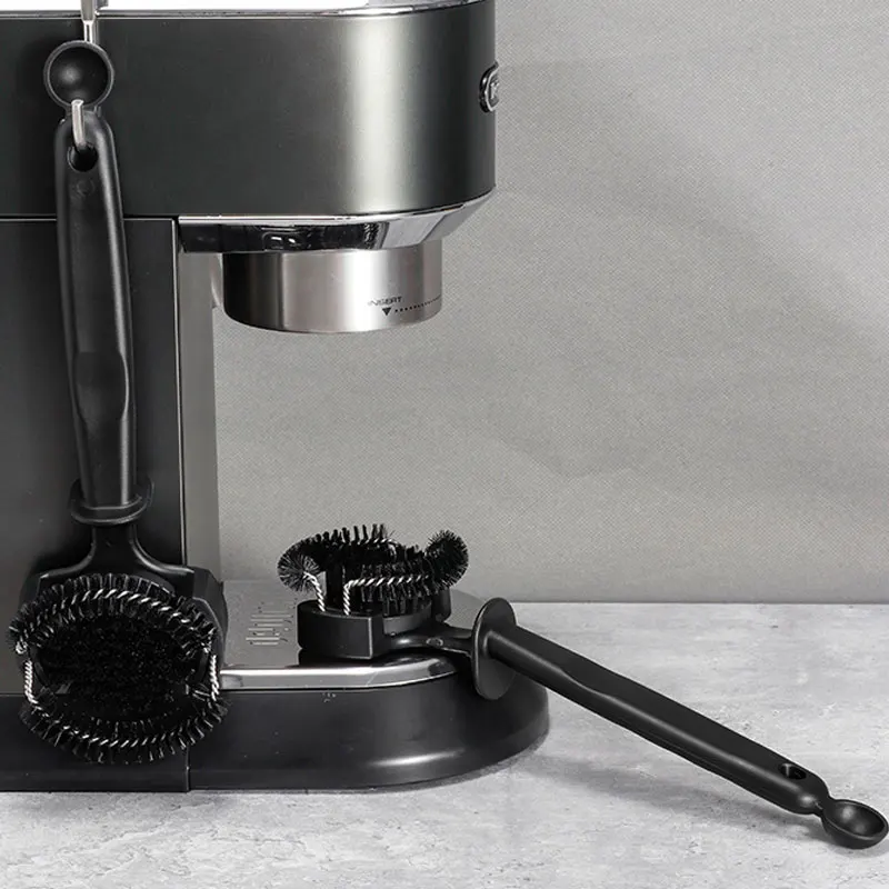 51/58MM Manual Brush For Delonghi cleaning coffee filter Espresso