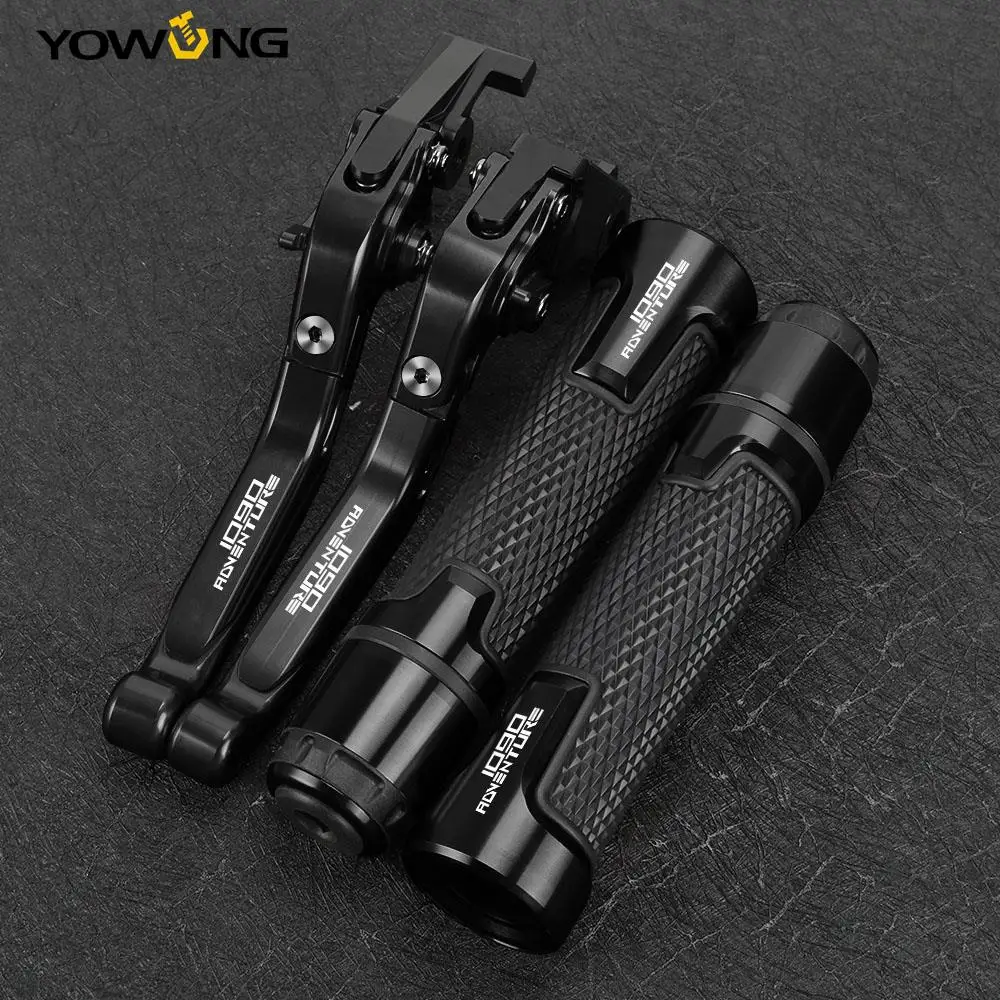 

FOR 1090 ADVENTURE R 1090 2014-2020 Motorcycle Accessories CNC Aluminum Folding Brake Clutch Levers Handlebar Handle Grips Ends