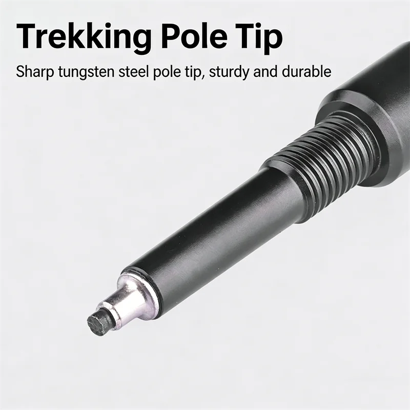 CEOI GWOK Bastone da trekking pieghevole compatto per alpinismo, in lega di alluminio resistente, ideale per avventure all'aria aperta._voghion.com