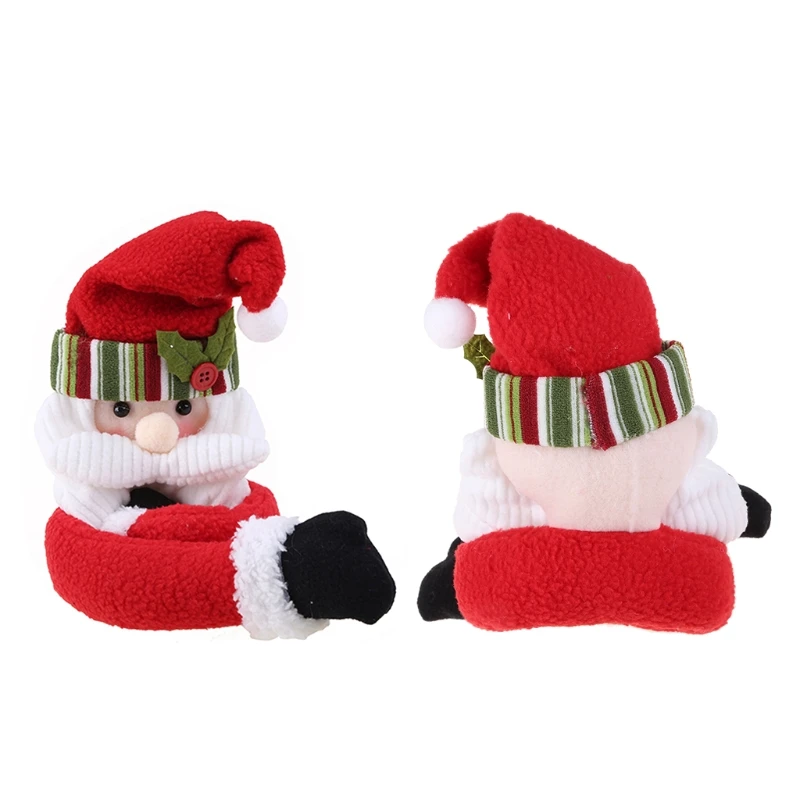 

Christmas Curtain Buckle Santa Snowman Curtain Tieback Holder Hold Back Fastener for Xmas Holiday Window Decor 667A