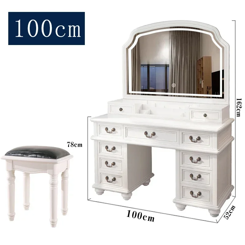1m led stool mirror