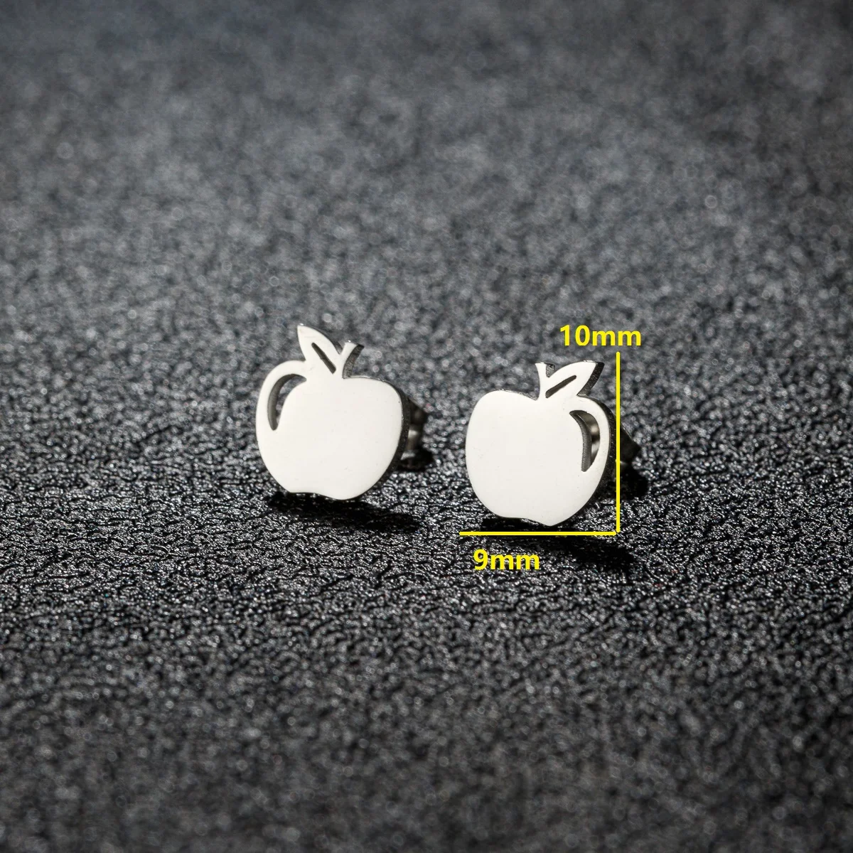 Niedliche Cartoon-Frucht-Wassermelonen-Erdbeer-Stil, Edelstahl, hypoallergen, Ohrringe, Modeschmuck, Damen-Accessoires – Detail 5