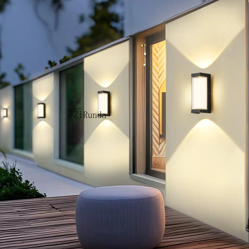 LED Outdoor Face Down Billboard Balcony Door Front Terrace Outdoor Waterproof Wall Light Wall Washer