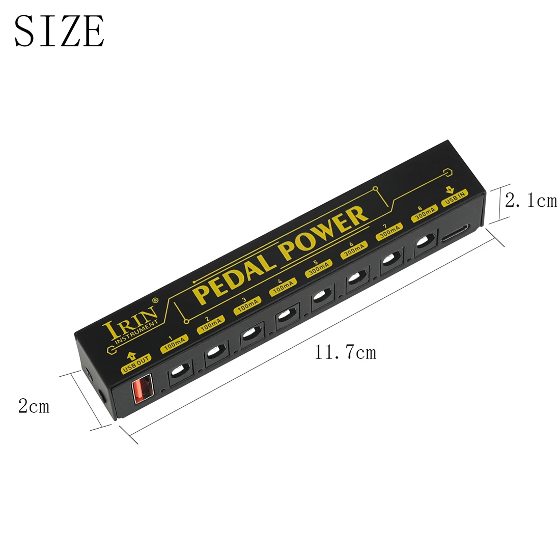 IRIN PEDAL POWER Guitar Effect Pedal Power Supply 8 Isolated DC Output Guitar Effect Pedal Accessories