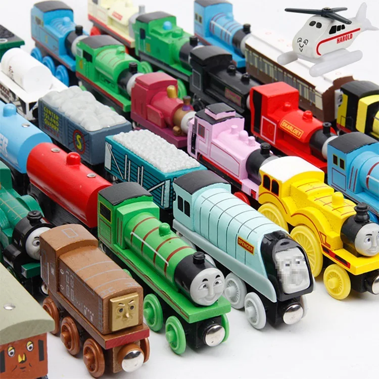 Wooden Thomas & Friends Trains Magnetic Track Boys Toys Railway Molley Lady Diesol Oliver Donald Emily James Educational Gift - Image 2