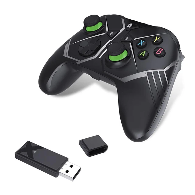 2.4g controlador de jogo sem fio rotação de 360 graus 3d joystick embutido  600mah bateria gamepad compatível para xbox um - AliExpress