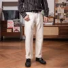 Red Tornado 55501 White Relaxed Straight Men's Jeans Rugged Style 14oz Selvedge Denim Pants 3