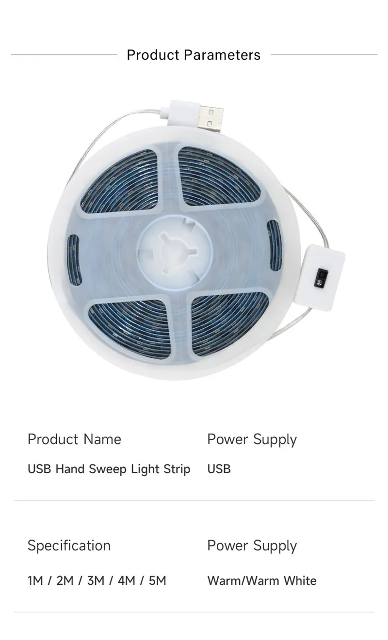 Motion-Activated LED Strip Light 12