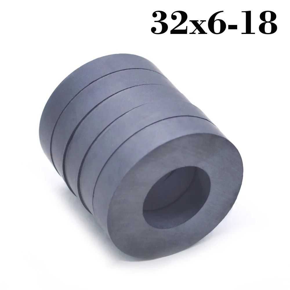 

30 шт., ферритовые магниты Y30, 18 мм, 32x6 отверстий